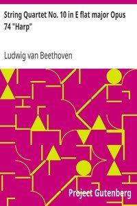 String Quartet No. 10 in E flat major Opus 74 "Harp"