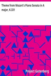 Theme from Mozart's Piano Sonata in A major, K.331Arranged for Solo Guitar