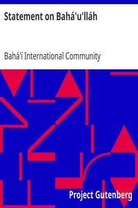 Statement on Bahá'u'lláh