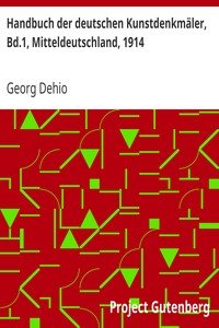 Handbuch der deutschen Kunstdenkmäler, Bd.1, Mitteldeutschland, 1914