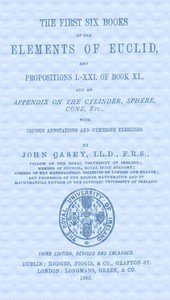 The First Six Books of the Elements of Euclid