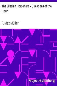 The Silesian Horseherd - Questions of the Hour