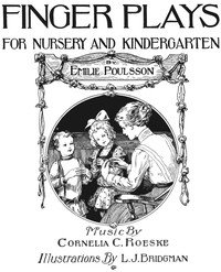 Finger plays for nursery and kindergarten