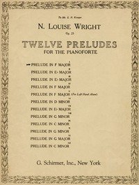 Twelve Preludes for the Pianoforte Op. 25: I. Prelude in F Major