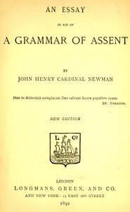 An Essay in Aid of a Grammar of Assent