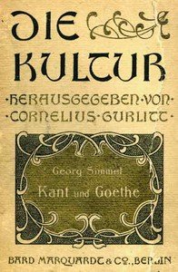 Kant und Goethe