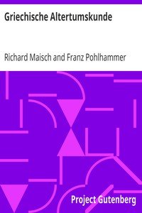 Griechische Altertumskunde
