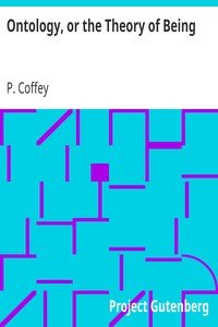 Ontology, or the Theory of Being