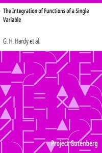 The Integration of Functions of a Single Variable