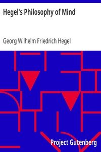Hegel's Philosophy of Mind