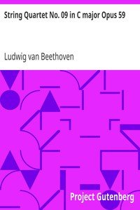 String Quartet No. 09 in C major Opus 59